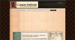 Desktop Screenshot of copperinstincts.com
