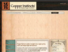 Tablet Screenshot of copperinstincts.com